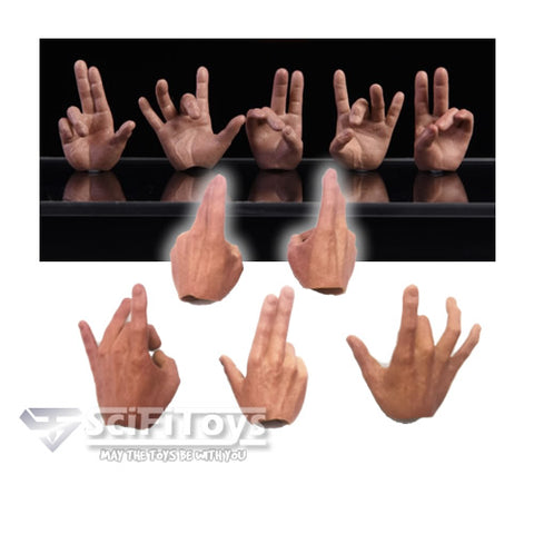 1:6 scale Kato Eagle Gold Finger male Hand  for custom / Doctor strange hand set