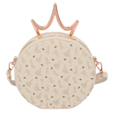 8" Disney - Ultimate Princess Metal Crown Faux Leather Crossbody Bag Loungefly