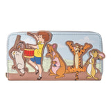 8" Disney 95th Anniversarry : Winnie the Pooh - Parade Faux Leather Zip Around Wallet Loungefly