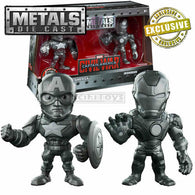 Marvel - Iron Man & Captain America Metals Diecast Figure Set Jada Toys 2016 Con Exclusive