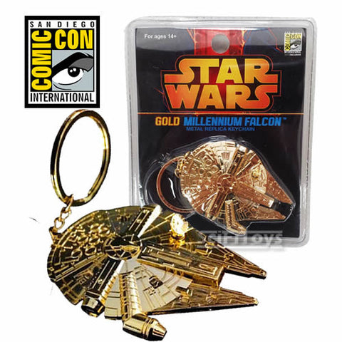 Star Wars - Limited Edition Millennium Falcon Gold Replica Key Chain (COMICON EXCLUSIVE)