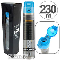 Star Wars - Luke / Obi-Wan Stainless Steel Lightsaber Drinking Flask Bottle 230ml