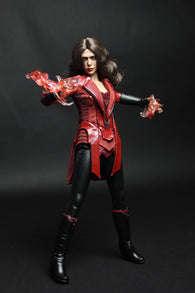 1:6 Avengers - Scarlet Witch Wanda Costume Female Custom Figure Set (Outfit / Headsculpt Only)