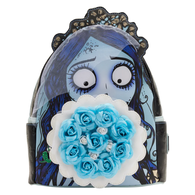 10" Corpse Bride - Emily Bouquet Faux Leather Mini Backpack Bag Loungefly