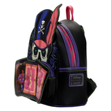 10" Disney Villains - Dr Facilier Lenticular Glow in the Dark Faux Leather Backpack Bag Loungefly