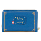 4" Disney : Alice in Wonderland - Book Faux Leather Zip Around Wallet Loungefly