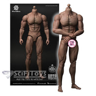 1:6 Durable Male Muscular Ripped Body for Custom Figure Worldbox